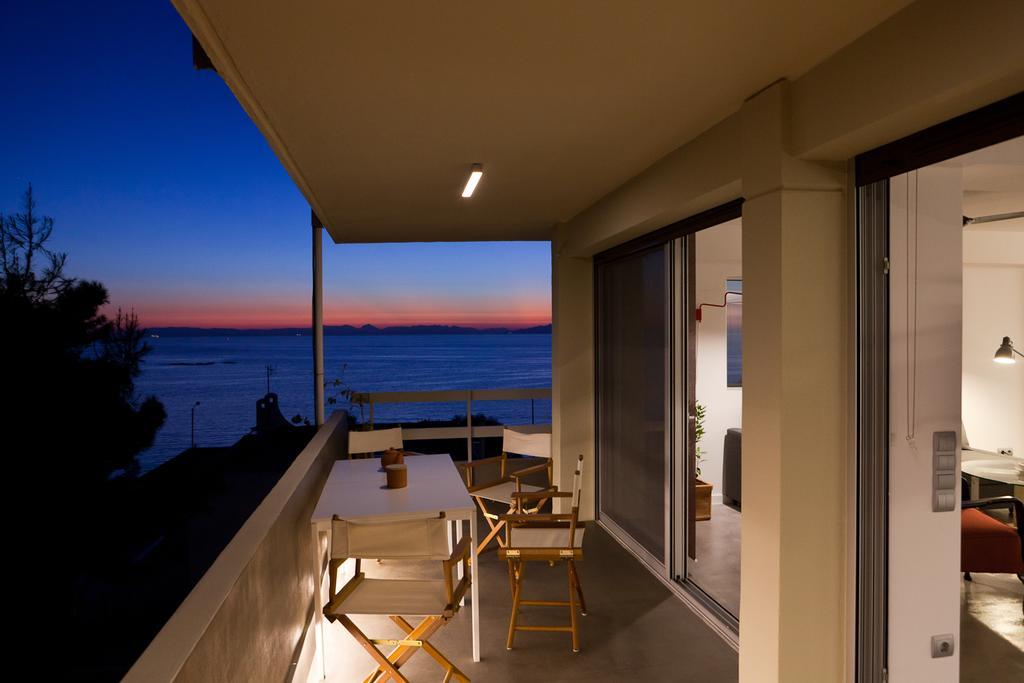 לגוניסי Saronida Summer Studio With Breathtaking View מראה חיצוני תמונה