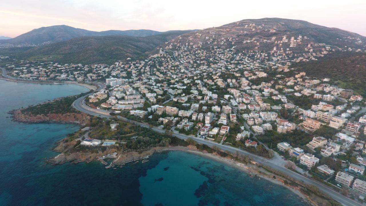 לגוניסי Saronida Summer Studio With Breathtaking View מראה חיצוני תמונה